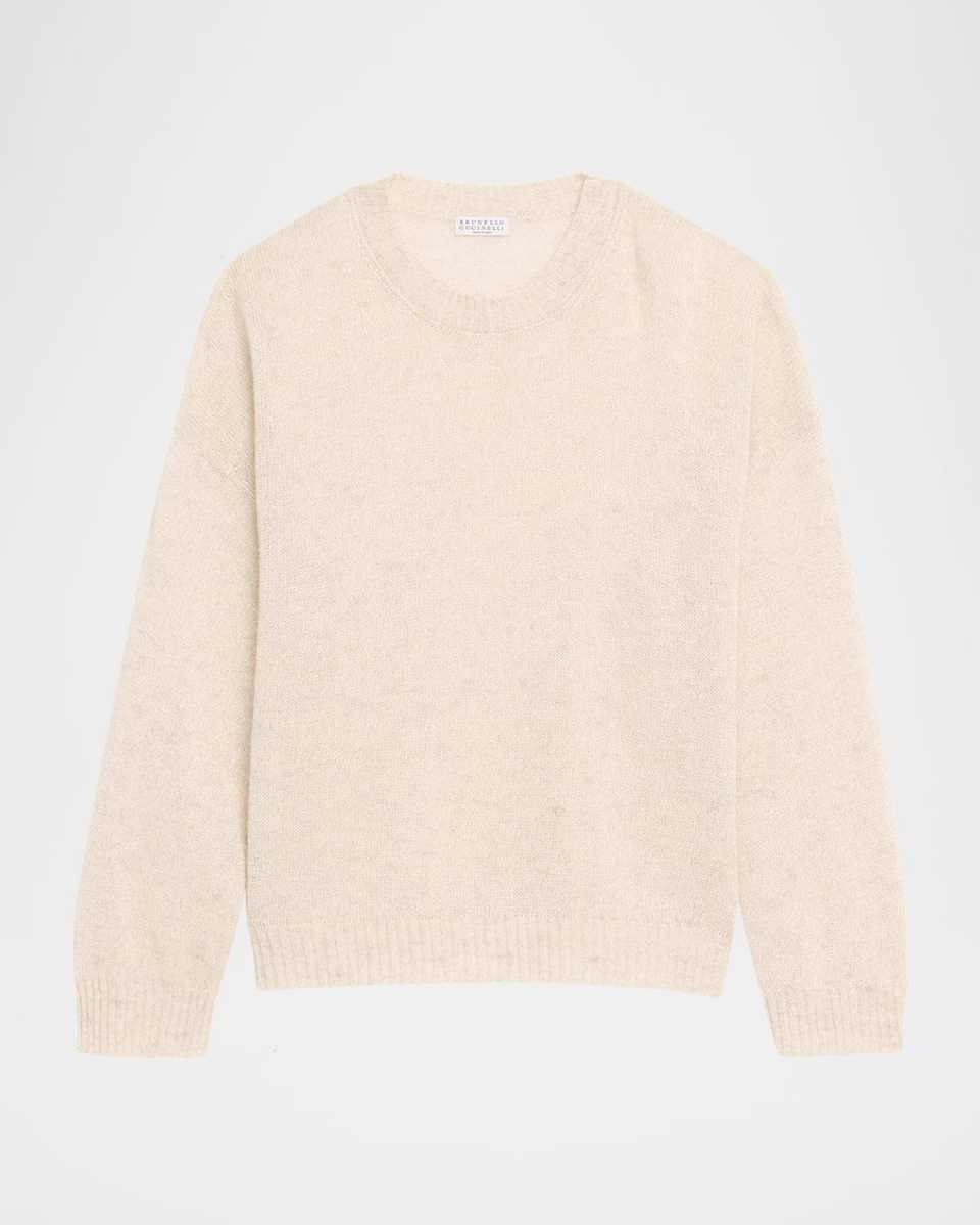 Micro Sequined Mohair Sweat